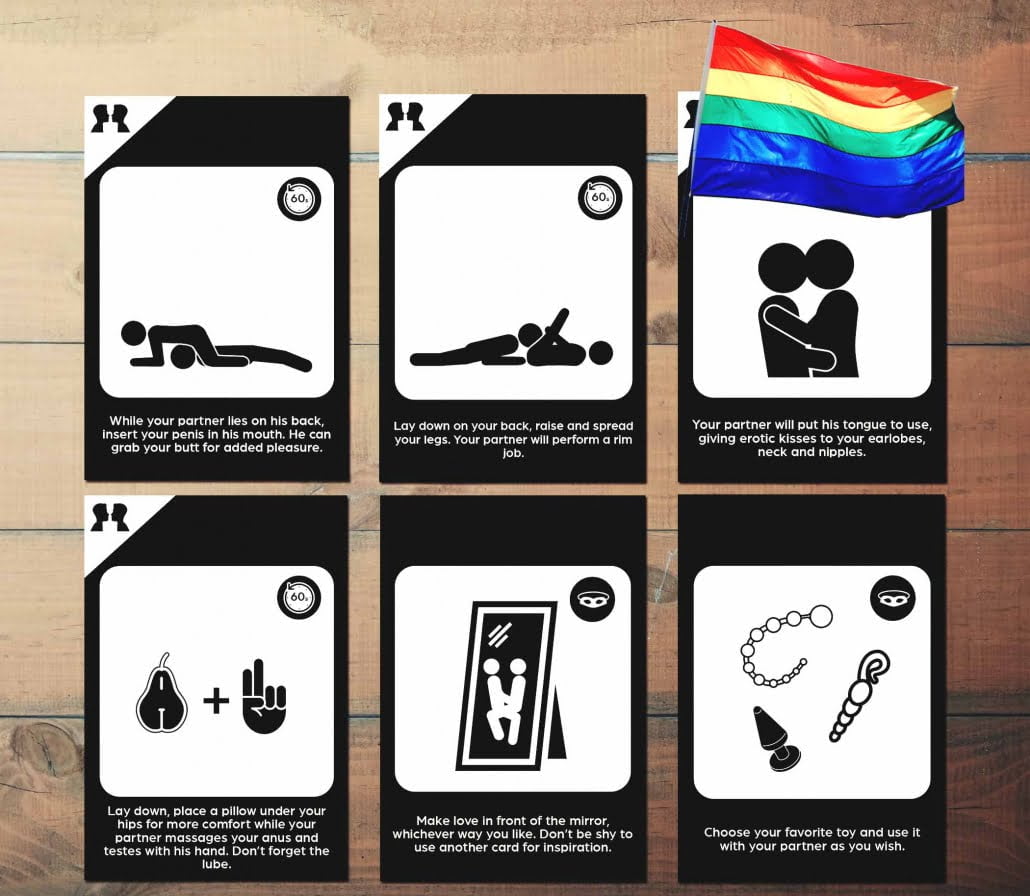 Gay Cards Game100.000 Sexual ActivitiesGay Foreplay Scenarios Sex 