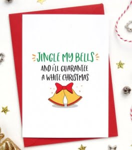 Naughty Christmas Cards - jingle