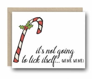 Naughty-Christmas-Cards-lick