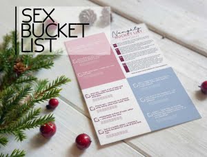 A printable Sex Bucket List kinky sex game for couples