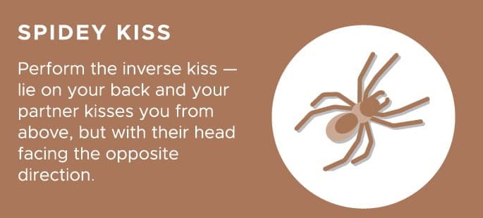 inverse kiss idea for foreplay for couples