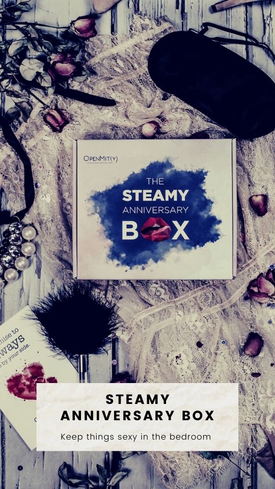 Openmity's Steamy Aniversary Gift Box as a naughty Valentine's gift