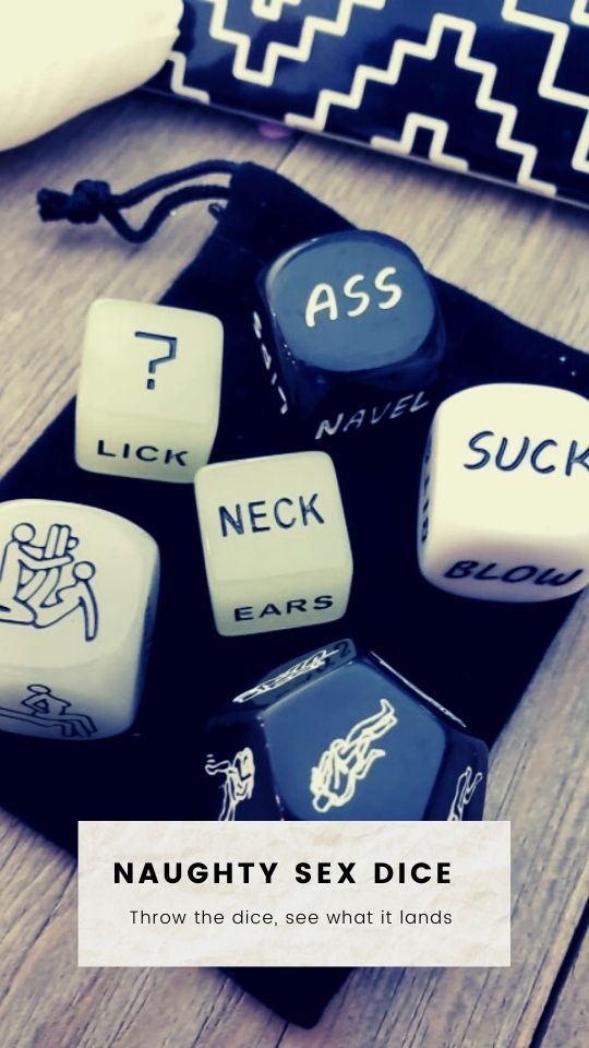 Naughty sex dice as a Valentine s day gift