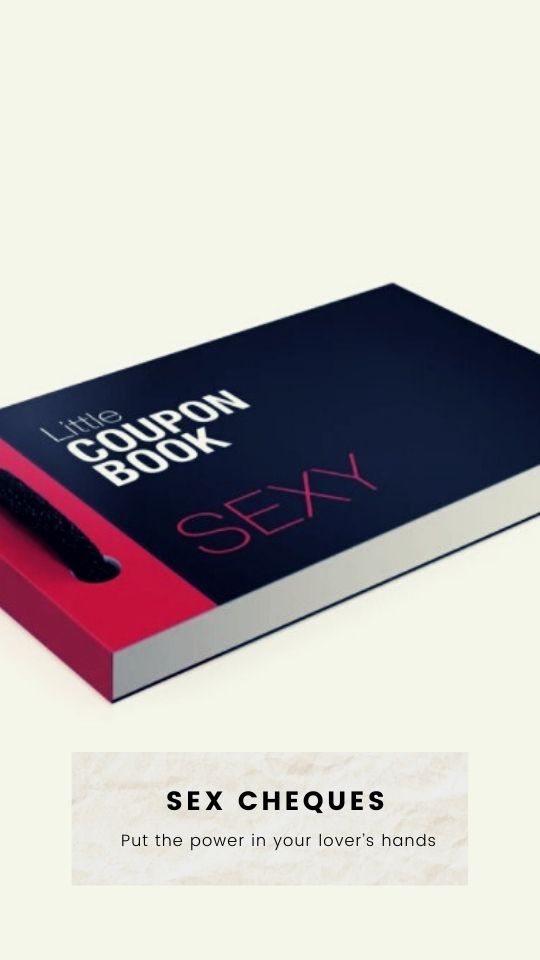 Naughty love coupons as a sexy Valentines gift for him or her