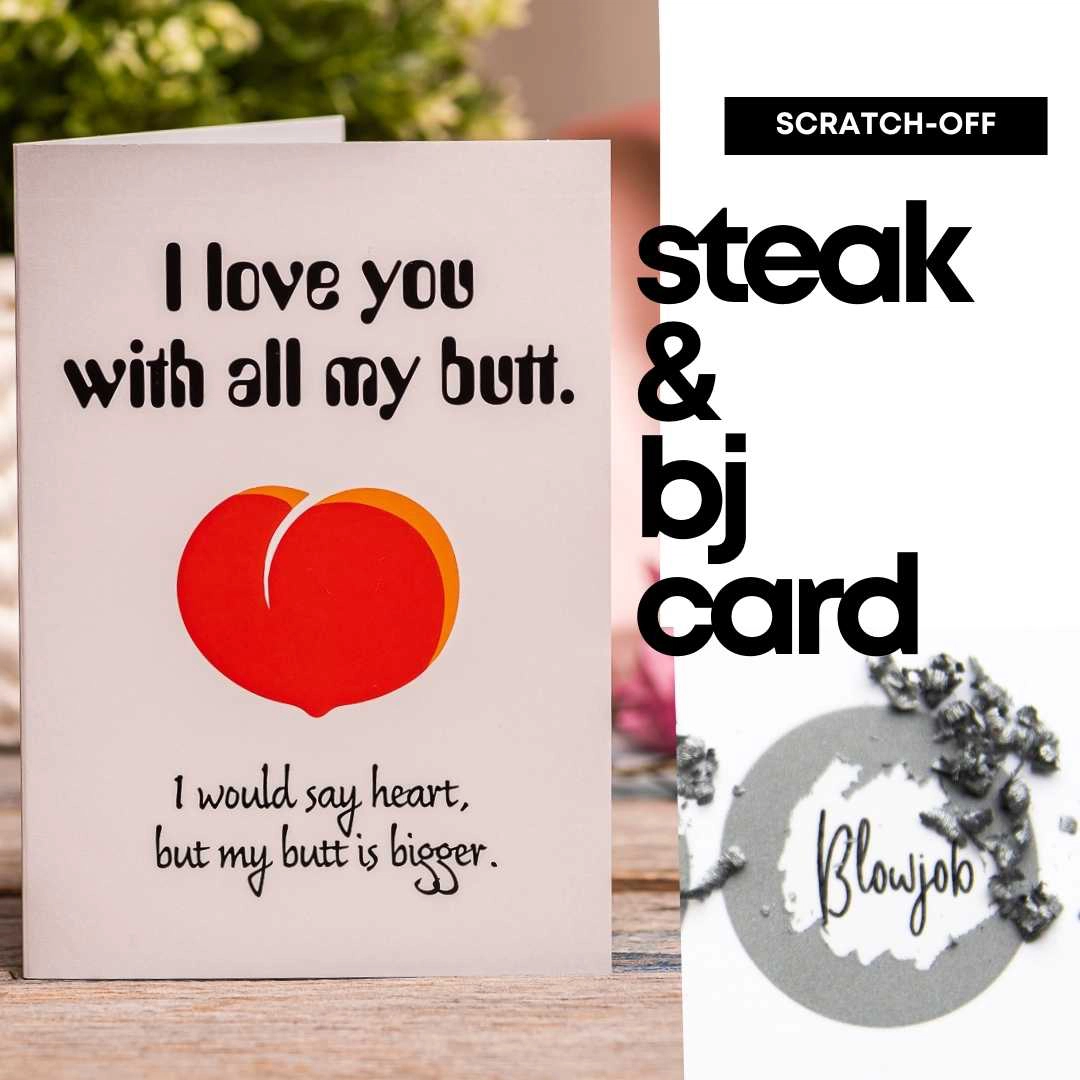 Funny and Sexy Steak and BJ Day Cards and Items picture